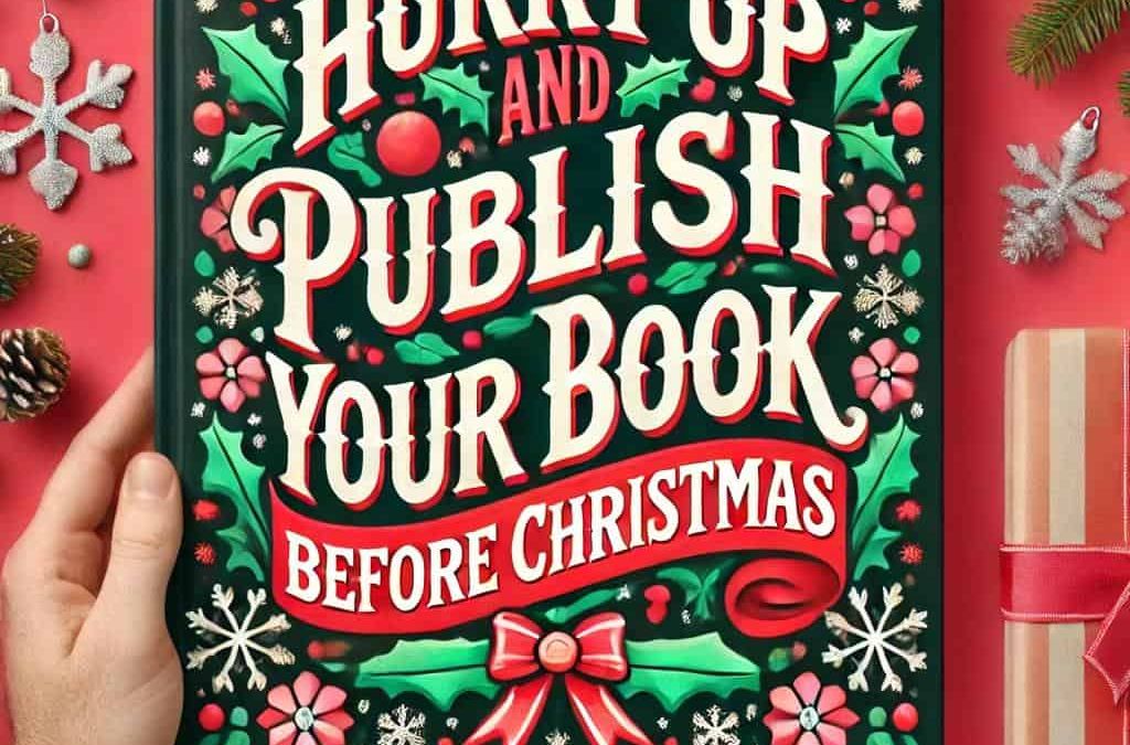 Need Your Book Published Before Christmas? You Need to Act NOW! Here's Why...