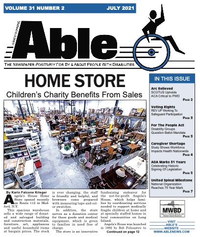 Able, the newspaper for, by and about the disabled