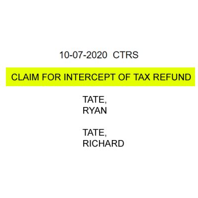 Tax Refunds of Tate Publishing’s Owners Will Be “Intercepted” by the Oklahoma Attorney General