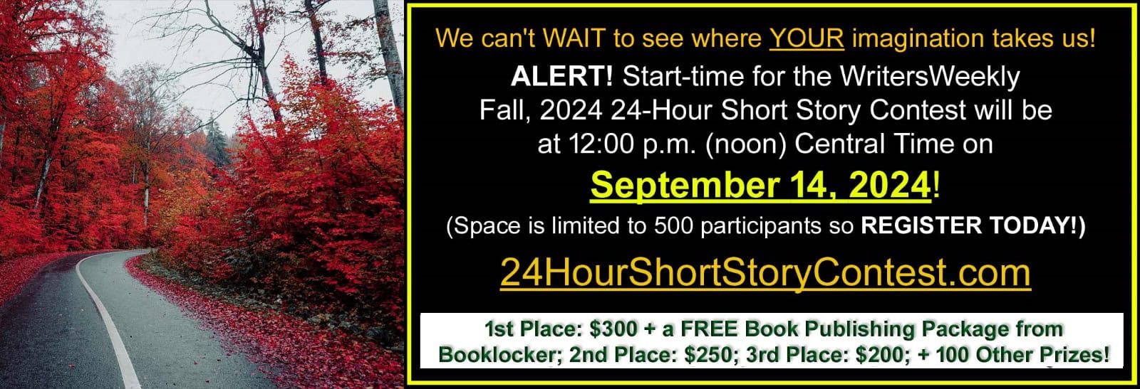 Fall 2023 24 Hour Short Story Contest