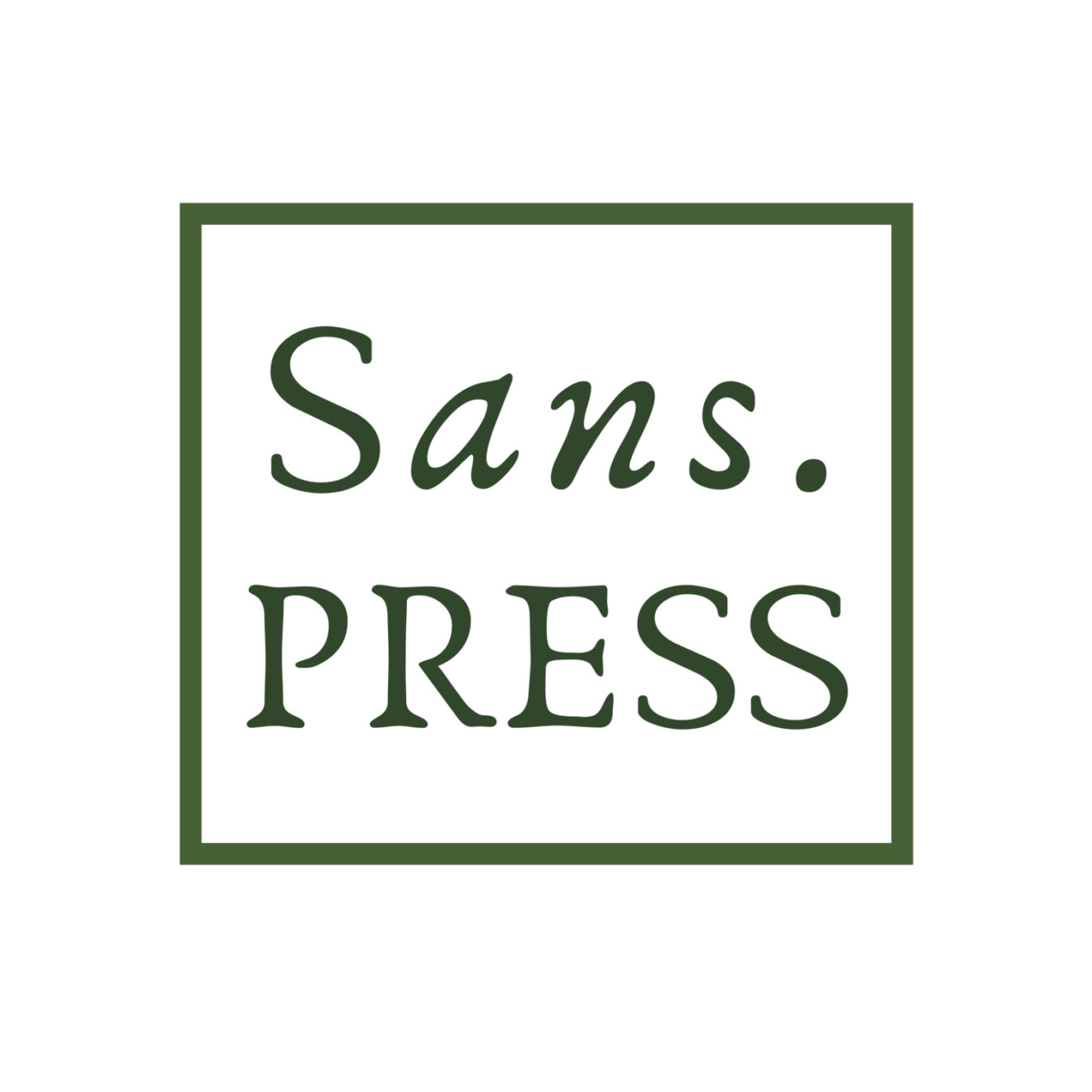Sans. PRESS Anthologies
