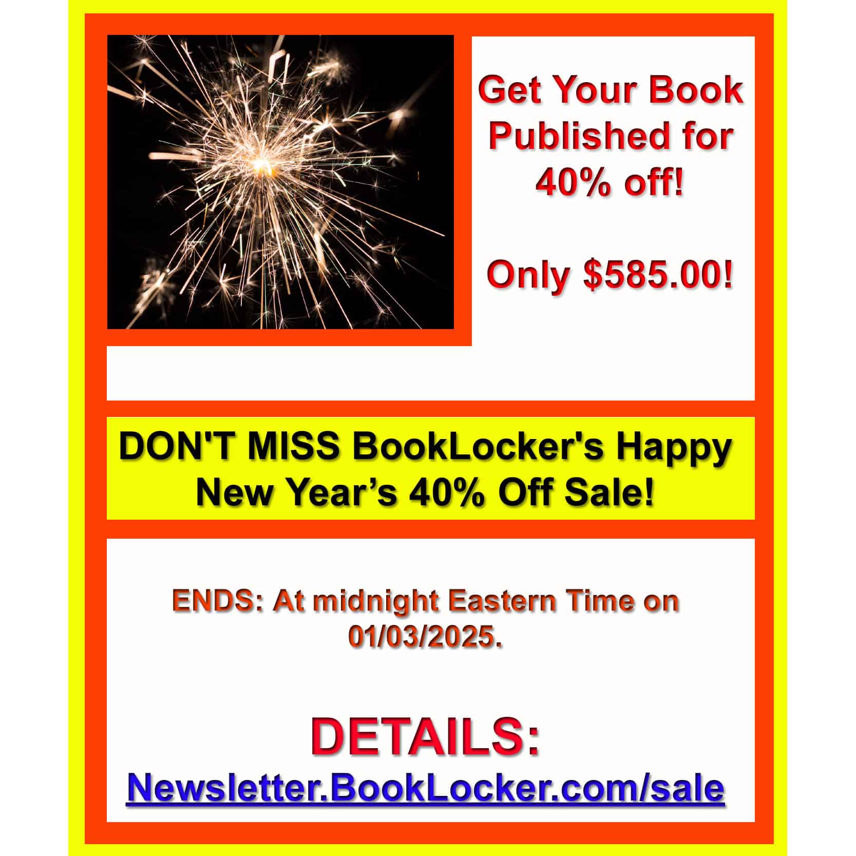 BookLocker’s 40% Off New Year’s Sale Ends on Friday at Midnight