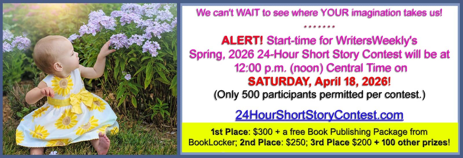 Fall 2023 24 Hour Short Story Contest